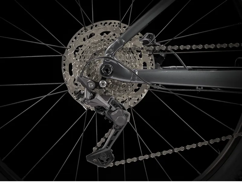 Trek Powerfly 4 Electric Mountain Bike in Grey Size Small-4